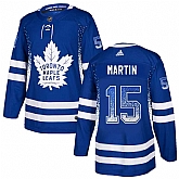 Maple Leafs 15 Matt Martin Blue Drift Fashion Adidas Jersey,baseball caps,new era cap wholesale,wholesale hats